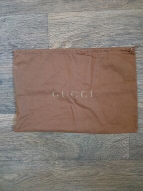 Gucci Brown Dust Bag. Made in Italy. 003021